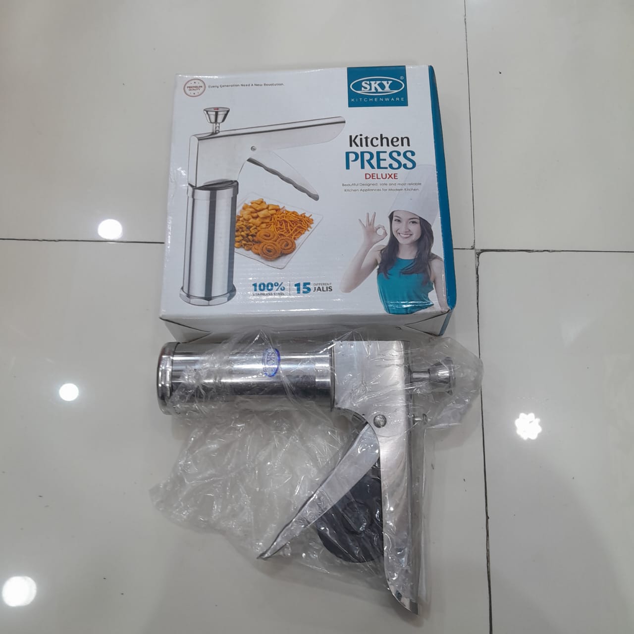 Stainless Steel Kitchen Press Murukku Maker Machine - Image 4